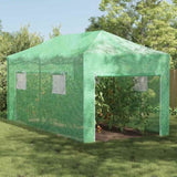 Greenhouse with Pop-up Frame Green 290 x 580 x 315 cm Iron 42006645