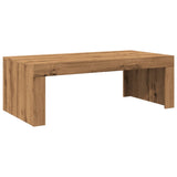 Coffee Table Artisan Oak 102x50x35 cm Engineered Wood 856683