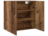 Wall-Mounted Cabinet 2 pcs Old Wood 69.5 x 34 x 90 cm 3394518