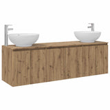 Bathroom Cabinet Set 3 pcs Artisan Oak 49.5 x 44.5 x 65 cm 3405696