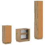 3 Piece Bathroom Cabinet Set HOORN Engineered Wood 3417881