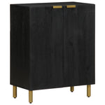 3 Piece Sideboards Black Engineered Wood 3309993