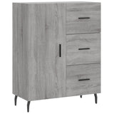 Highboard Grey Sonoma 69.5x34x180 cm Engineered Wood 3195921