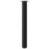 Bar Table Legs 4 pcs Black 100-102 cm Steel 4012476