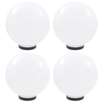 LED Bowl Lamps 4 pcs Spherical 30 cm PMMA 277143