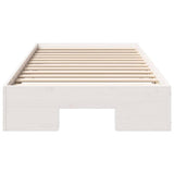Bed Frame White 90 x 190 cm 873053