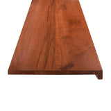 Window Sills 2 pcs Brown 140 x 25 x 2 cm Solid Beech Wood 42048269