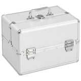 Make-up Case 22x30x21 cm Silver Aluminium 91828