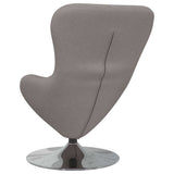 Egg Chair Taupe 63 x 73 x 90 cm Fabric 42002741