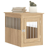 Dog Crate Furniture Sonoma Oak 55x75x65 cm Engineered Wood 838318
