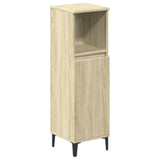 3 Piece Bathroom Furniture Set Sonoma Oak Engineered Wood 3307672