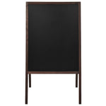 Double-sided Blackboard Cedar Wood Free Standing 60x80 cm 246428