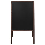 Double-sided Blackboard Cedar Wood Free Standing 60x80 cm 246428