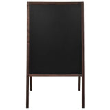 Double-sided Blackboard Cedar Wood Free Standing 60x80 cm 246428