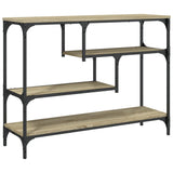 Console Table Sonoma Oak 100x30x75 cm Engineered Wood 838914