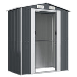 Garden Shed Anthracite 192x108x223 cm Galvanised Steel 319271
