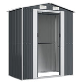 Garden Shed Anthracite 192x108x223 cm Galvanised Steel 319271