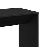 Bar Table Black Oak 51 x 50 x 103.5 cm Engineered Wood 868080
