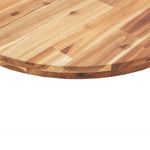 ZNTS Table Top Round Ø50x4 cm Solid Wood Acacia 4008701