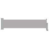 48354 Patio Retractable Side Awning 60x300 cm Grey