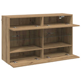 TV Wall Cabinet Artisan Oak 98.5 x 30 x 60.5 cm Engineered Wood 8000986