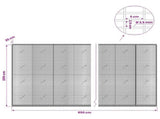 Gabion with 3.5 mm Wire and 5x2.5 cm Mesh 850x20x200 cm 3461723