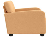 Armchair Beige Faux Lamb Fleece 42043411