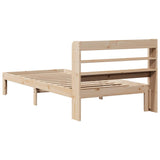 Bed Frame with Headboard without Mattress 90x200 cm 3306782