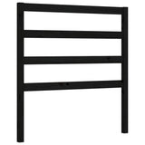 Bed Frame without Mattress Black 100x200 cm Solid Wood Pine 3191900