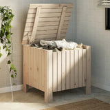 Storage Box with Lid RANA 60x49x54 cm Solid Wood Pine 4002327