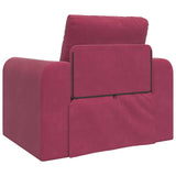 Sofa Bed Wine Red 98 x 71 x 83 cm Velvet 4106669