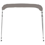 4-bow Bimini Top Grey 243x210x137 cm 94808