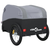 Bike Trailer Black and Grey 45 kg Iron 94147