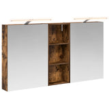 Bathroom Cabinet Set 3 pcs 130 x 14.5 x 70 cm Engineered wood 3403772
