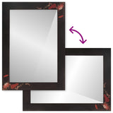 Mirror Wall-mounted Multicolour 70 x 50 x 3 cm Glass 4018731