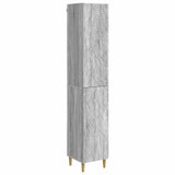 Cabinet Set 2 pcs Grey Sonoma Engineered Wood 3416715