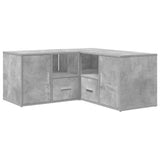Corner Cabinet Concrete Grey 160x40x45 cm Engineered Wood 3307822