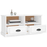 TV Cabinet White 93x35.5x45 cm Engineered Wood 816464