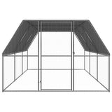 Outdoor Chicken Cage 3x6x2 m Galvanised Steel 3154377