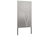 Garden Privacy Screen Rusty 50 x 140 cm Weathering Steel 876307