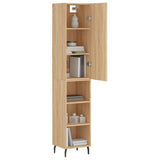 Highboard Sonoma Oak 34,5x34x180 cm Engineered Wood 3198996