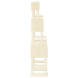 Cat Tree with Sisal Scratching Posts Cream 199 cm 172079
