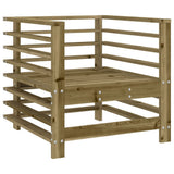 Garden Chairs with Cushions 2 pcs Impregnated Wood Pine 825680