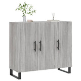 Sideboard Grey Sonoma 90x34x80 cm Engineered Wood 828138