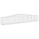 Arched Gabion Basket 400x50x60/80 cm Galvanised Iron 153413