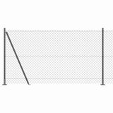 Welded Wire Fence with Concrete Base 10 x 1.2 m 3351258