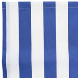 Awning Canopy Replacement for 2.5x2 m Blue & White Stripe 42000372