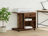 Printer Stand Plain Old Wood 60 x 40 x 68.5 cm Engineered Wood 8004429