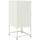 Bedside Cabinet White 36x39x78 cm Cold-rolled Steel 853415
