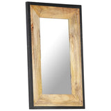 Mirror 80x50 cm Solid Mango Wood 321630